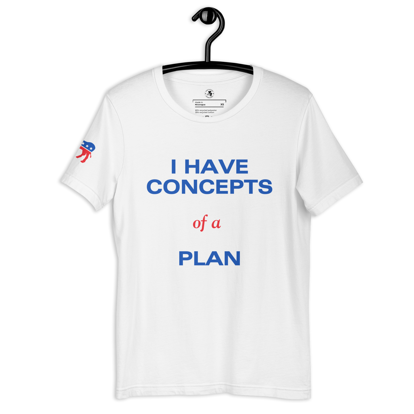 Trump Debate T-Shirt – "I Have Concepts of a Plan" Eco-Friendly Edition