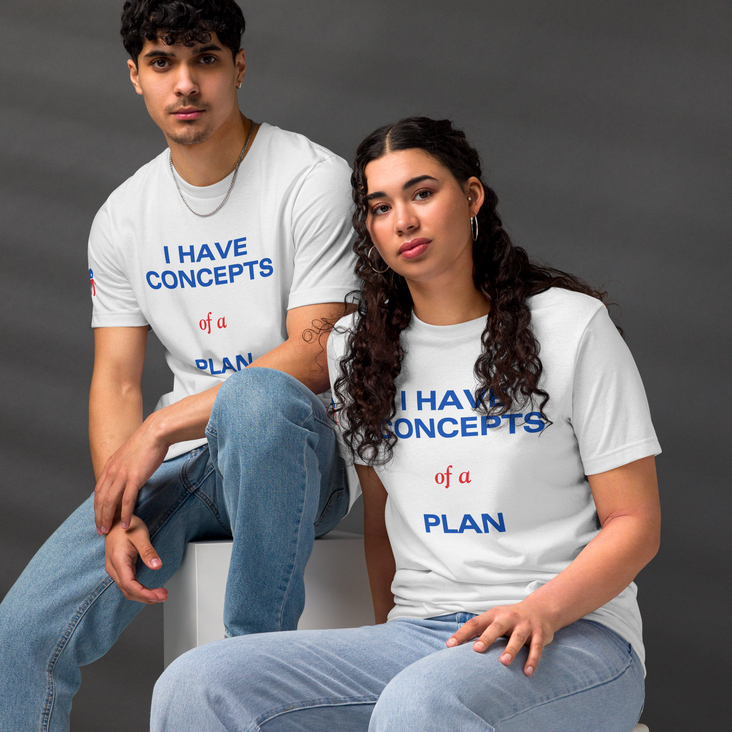 Trump Debate T-Shirt – "I Have Concepts of a Plan" Eco-Friendly Edition